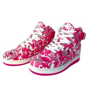Ewing 33 Orion Strap Pink Camo Sneakers NEW Women’s 7 8 9 9.5 Patrick Ewing